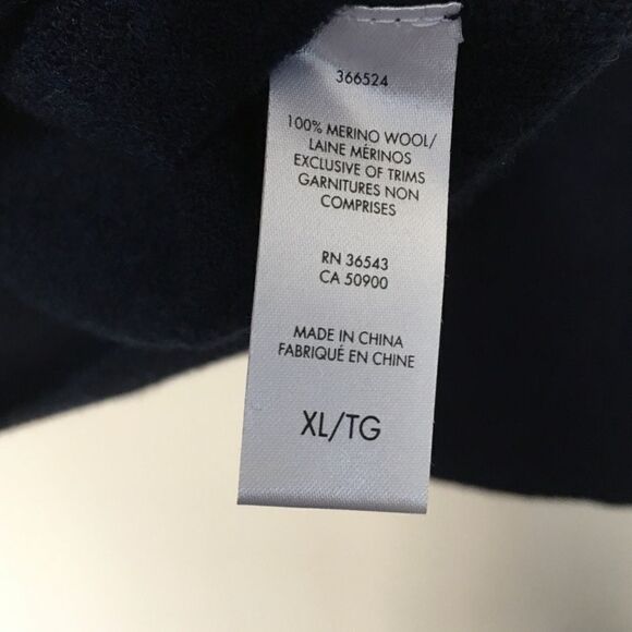 Calvin Klein Sz XL 100% Merino Wool Sweater - Picture 6 of 6